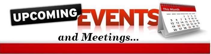 Upcoming Events & Meetings